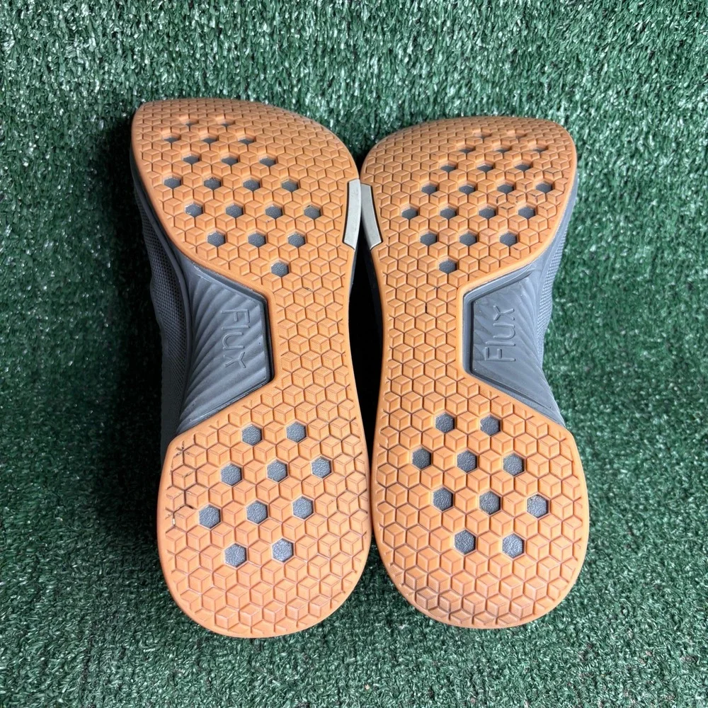 Flux Adapt Knit Barefoot Zero Drop Sole Training Sneaker Grey Mens 9 Womens 10.5